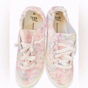 🌈 Y2K Tie-Dye Slip-On Slides – Size 8.5